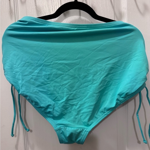 Lands' End Blue Swimsuit with Halter Neck - Picture 8 of 10